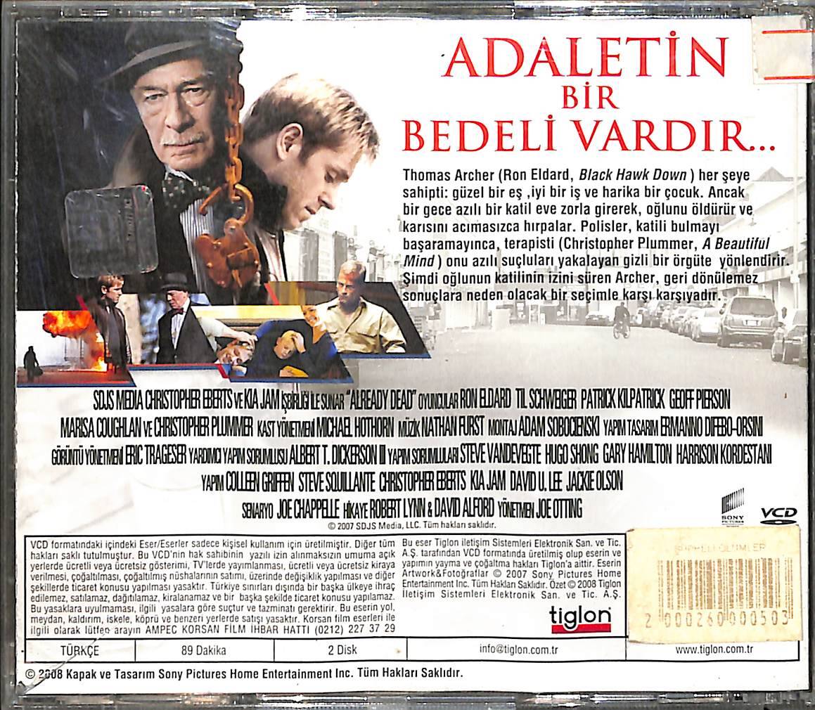 Şüpheli Ölümler VCD Film (10/7) VCD26244 - 2