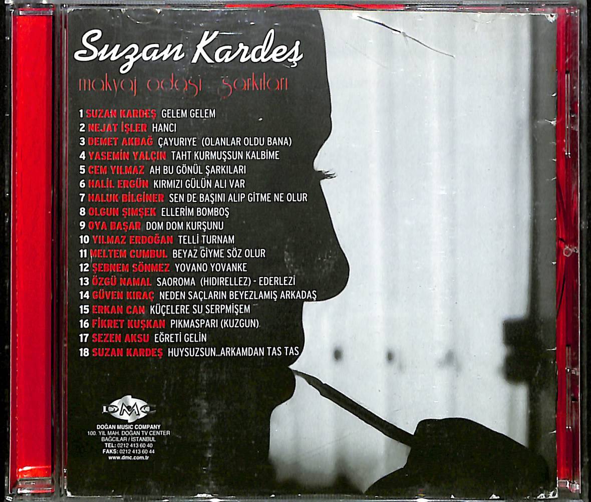 Suzan Kardeş - Makyaj Odası Şarkıları CD (İkinci El) CD3532 - 1