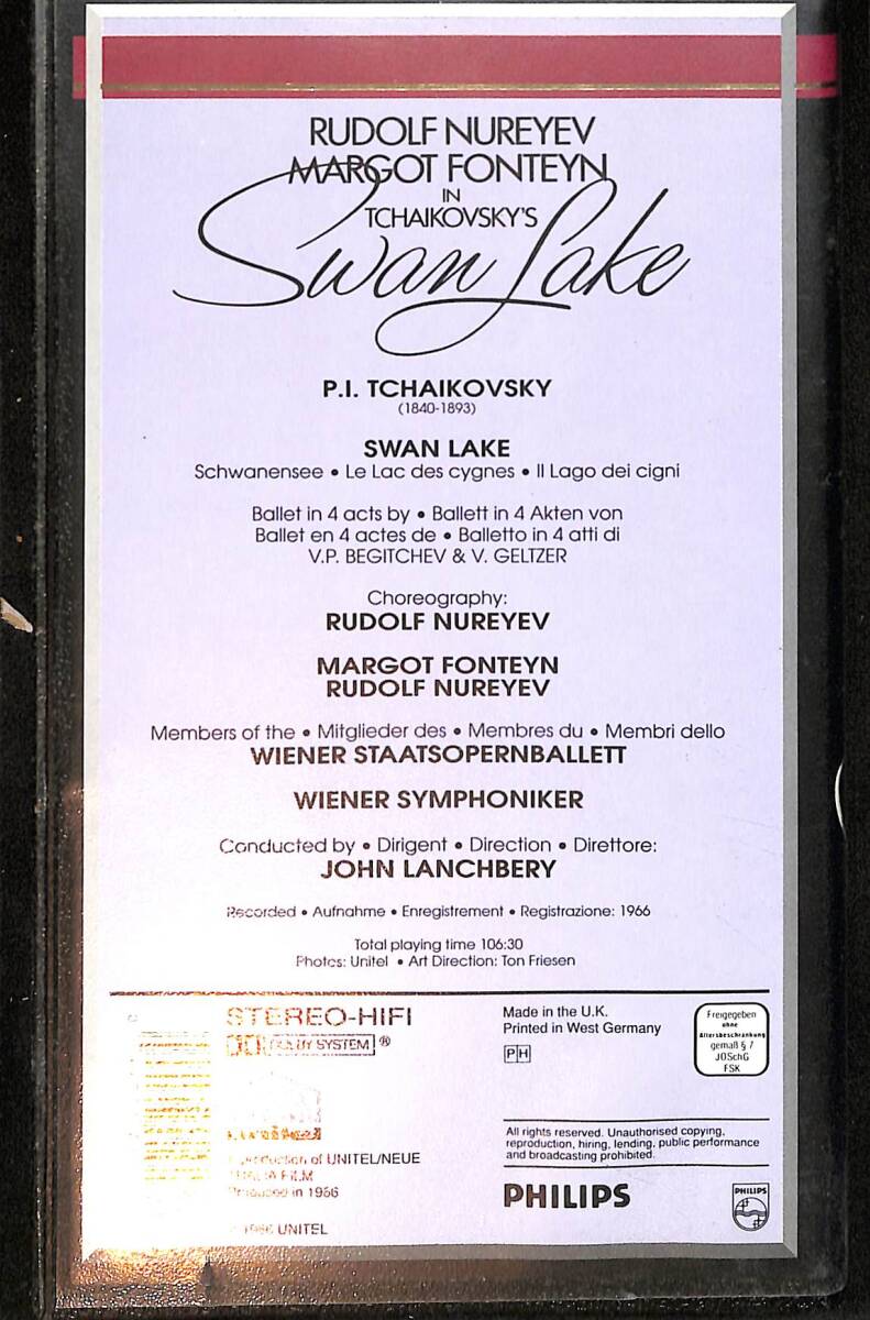 Swan Lake VHS Film (İkinci El) VHS10 - 2