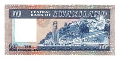 Swaziland 10 Emalangeni 1986 ÇİL YKP6296 - 2