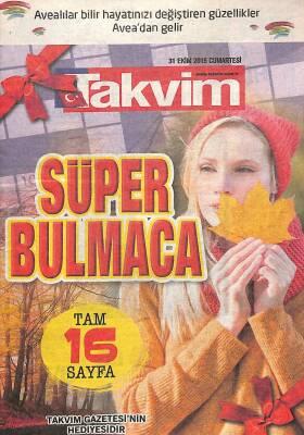 Takvim Süper Bulmaca - 31 Ekim 2015 NDR82416 - 1