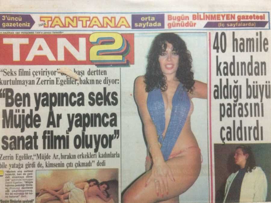 Tan Gazetesi 11 Haziran 1987 Ben Yapınca Sex Müjde Ar Yapınca  