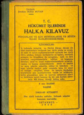 T.C. Hükümet İşlerinde Halka Kılavuz Tüccarları ve Köy Muhtarlarını ve Bütün Halkı İlgilendirmektedir NDR77559 - 1