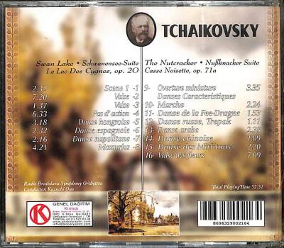 Tchaikovsky - Swan Lake,The Nutknacker (Sıfır Ürün) CD Müzik CD2356 - 2