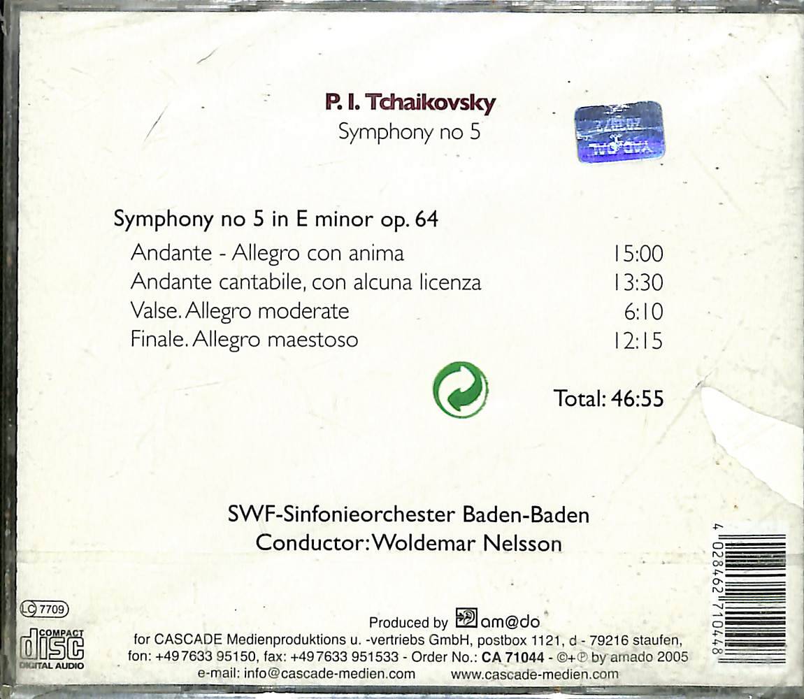 Tchaikovsky - Symphony N.5 CD (Sıfır) CD3534 - 2