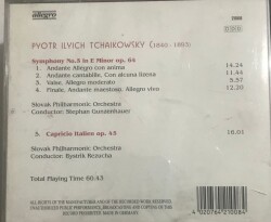 Tchaikowsky *Symphony No 5* ( İkinci El ) CD Müzik CD2512 - 2