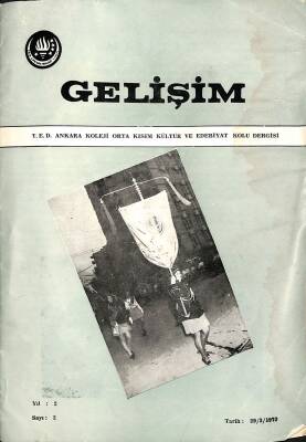 T.E.D. Ankara Koleji Orta Kısım Kültür Ve Edebiyat Kolu Dergisi 29 Mart 1972 Sayı 2 NDR79623 - 1