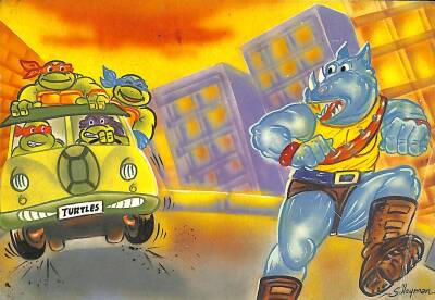 Teenage Mutant Hero Turtles Ninja Kaplumbağalar Kartpostal KRT17862 - 1