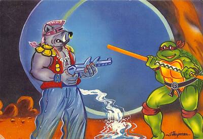 Teenage Turtles Ninja Kaplumbağalar Kartpostal KRT17863 - 1