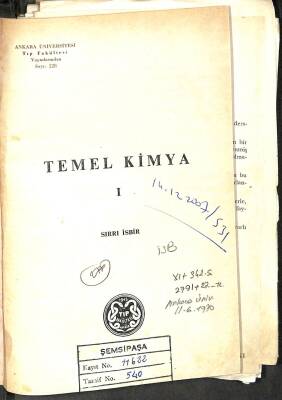 Temel Kimya I KTP2125 - 1