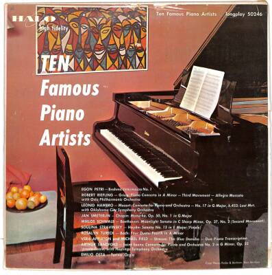 Ten Famous Piano Artists LP PLAK (108) (1957, USA) PLK15547 - 1