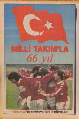 Tercüman Gazetesi Hediyesi Milli Takımla 66 Yıl NDR85537 - 1