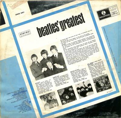 The Beatles – Beatles Greatest (1965 - Hollanda) LP - 2