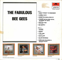 The Bee Gees – The Fabulous Bee Gees (1972 - Hollanda) LP - 2