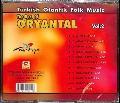 The Best Of Oryantal (Sıfır Ürün) CD Müzik CD2153 - 2