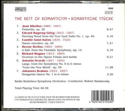 The Best Of Romanticism Brahms,Grieg,Berlioz - Romantische Stücke CD Müzik (İkinci El ) CD3119 - 8