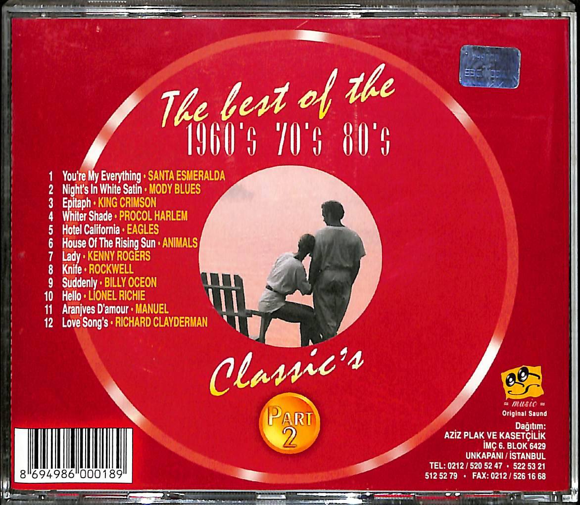 The Best Of The Classic's - 1960 -70 - 80 CD (İkinci El) CD3683 - 2