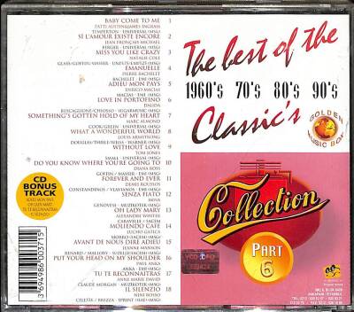 The Best Of The Classic`s Part 6 * ( İkinci El ) CD Müzik CD1637 - 2