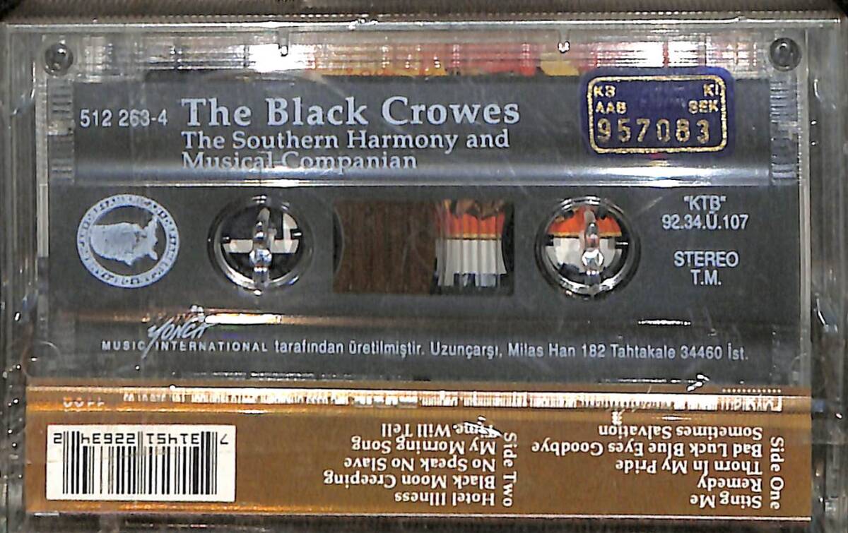 The Black Crowes - The Southern Harmony And Musical Companion Kaset (Lacivert Bandrol - Sıfır) KST27246 - 2