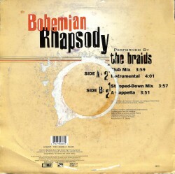 The Braids – Bohemian Rhapsody 1996 Euro House LP (108.5) PLK17745 - 2