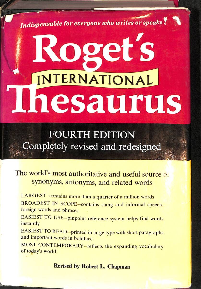 The Concise Roget's International Thesaurus NDR87897 - 1