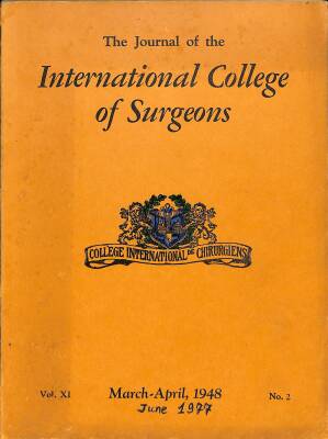 The Journal Of The International College Of Surgeons March-April 1948 No.2 NDR77573 - 1