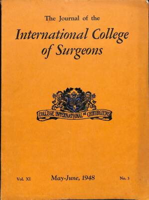 The Journal Of The International College Of Surgeons May-June 1948 No.3 NDR77570 - 1