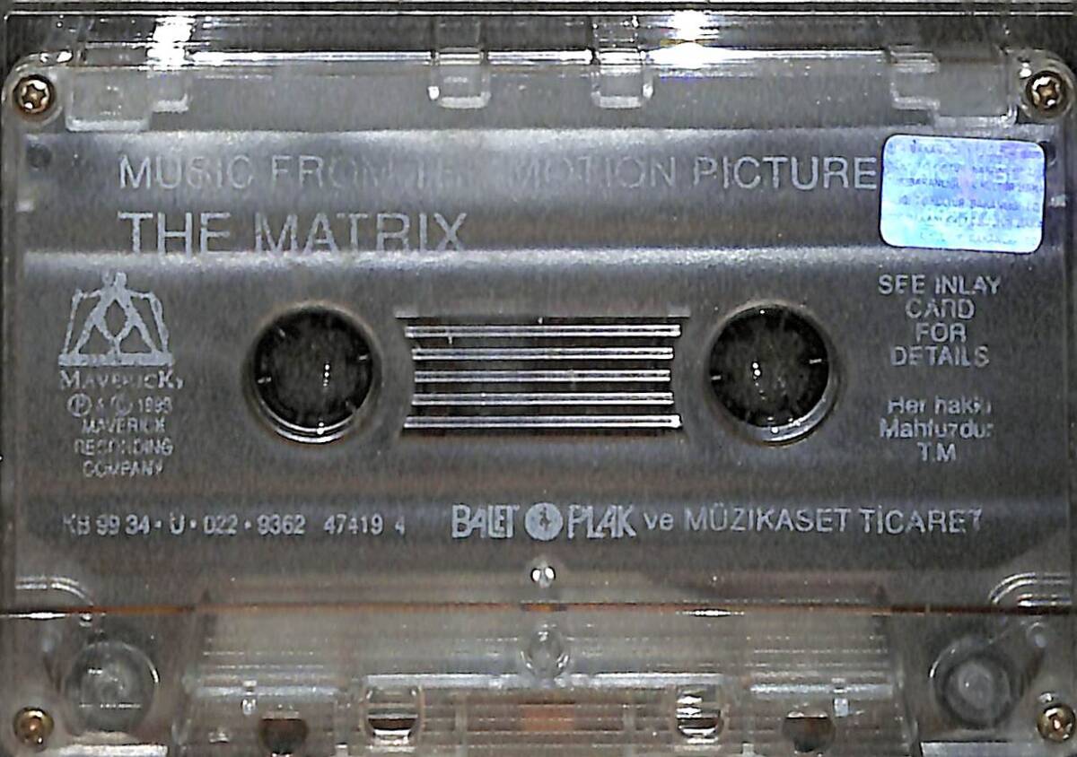 The Matrıx - Musiz From The Motıon Pıcture Kaset (İkinci El) KST26271 - 1