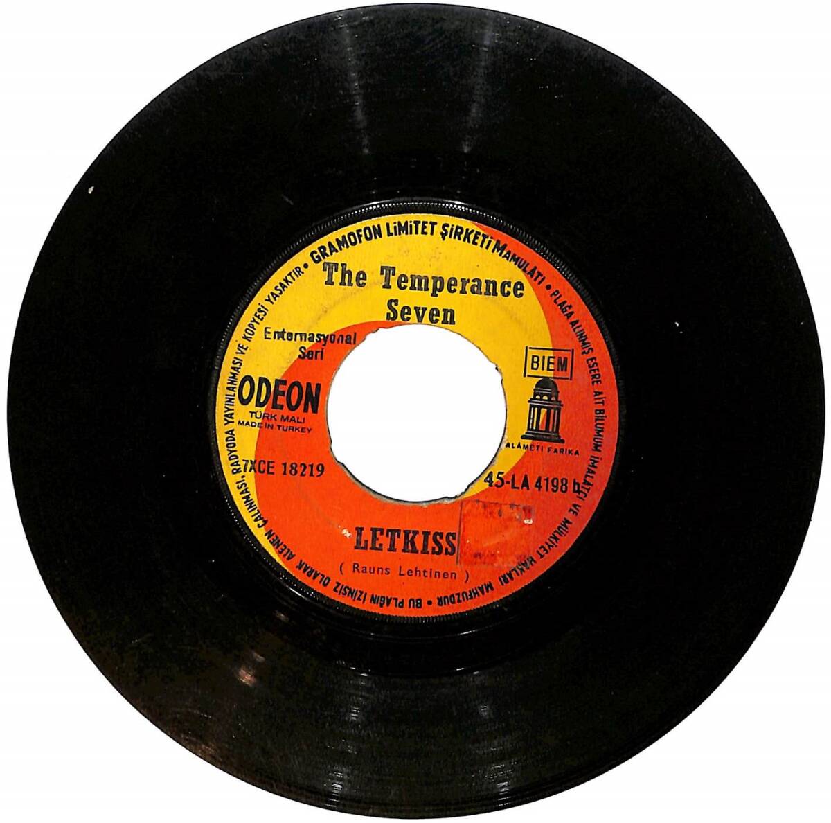 The Temperance Seven - Letkiss / Tajkaedi PLAK (10/5.5) PLK24795 - 1