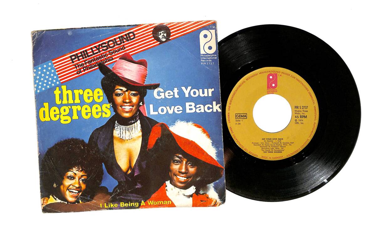 The Three Degrees - Get Your Love Back / I Like Being A Woman PLAK (10/7.5) PLK24355 - 1