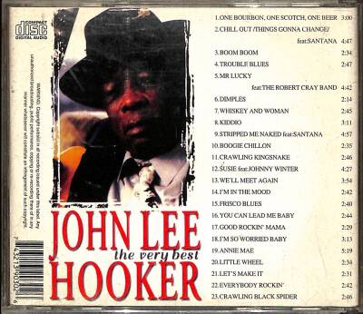 The Very Best John Lee Hooker* ( İkinci El ) CD Müzik CD1663 - 2