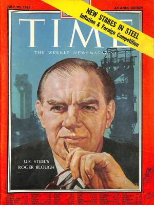 Time July 20, 1959 - U.S. Steels Roger Blough NDR79550 - 1