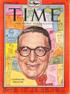 Time September 17 , 1956 - Campaigner Kefauver NDR79599 - 1