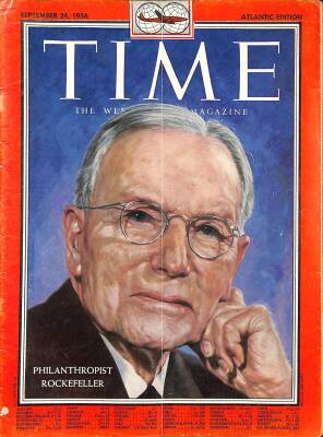 Time September 24 , 1956 - Philanthropist Rockefeller NDR79551 - 1