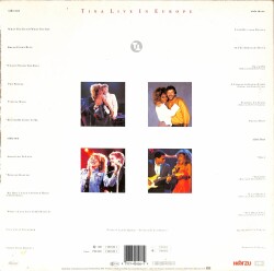 Tina Turner – Tina Live In Europe (1988-Euope) Çift LP PLK19010 - 2