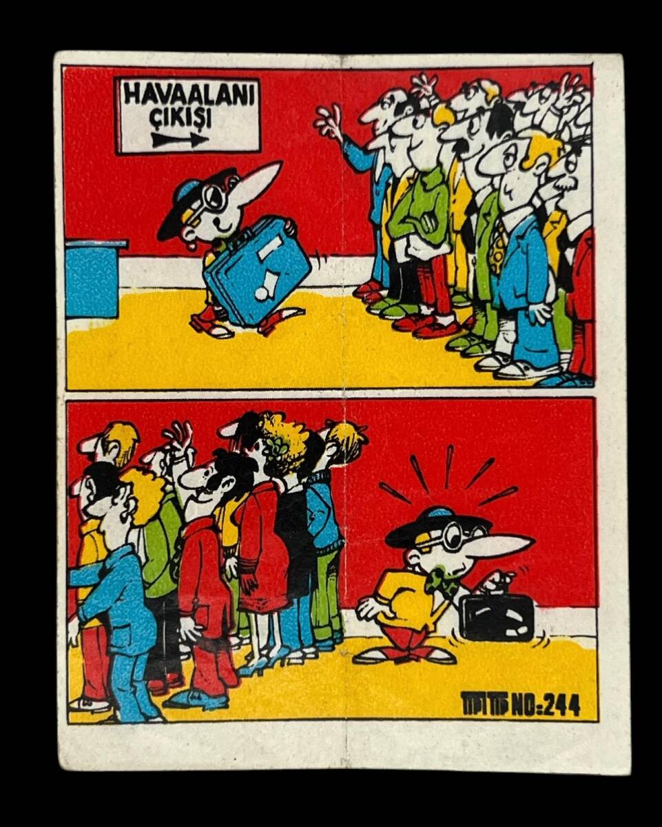 TİPİTİP TİPİ TİP Orjinal Sticker Sakız Kağıdı No 244 SKZ565 - 1