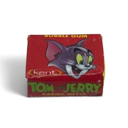 TOM ve JERRY KENT Sakız 1990 Lar#SKZ211 - 1