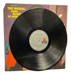 Tony Marshall (1973) – Junge, Die Welt Ist Schön LP Plak (108.5) PLK12579 - 2