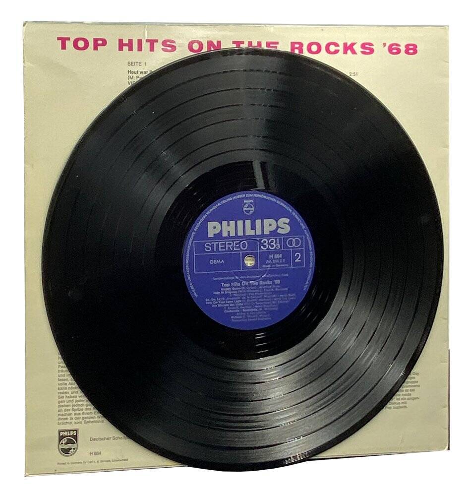 Top Hits On The Rocks 68 LP Plak (109) PLK12581 - 2