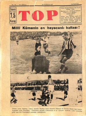 Top Spor Dergisi 28 Haziran 1937 No 66 - Ankara Boks Klübü Artık Tesçil Edilmelidir DRG1018 - 1