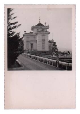 Trabzon Atatürk Köşkü Eski Küçük Boy Fotokart Çil KRT6293 - 1