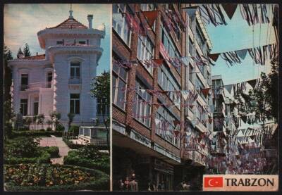 Trabzon Atatürk Köşkü Kartpostal KRT4025 - 1