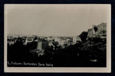 Trabzon Surlardan Şehre Bakış Kartpostal KRT6460 - 1