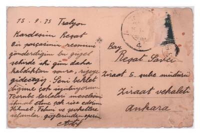 Trabzon Umumi Görünüş Postadan Geçmiş Eski Kartpostal KRT6307 - 2