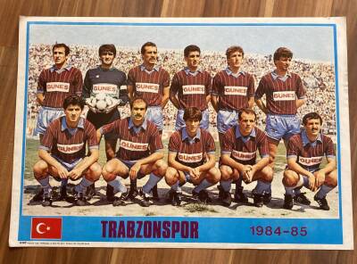 TRABZONSPOR 1984 - 1985 BÜYÜK BOY KARTPOSTAL (50X35 cm) KRT17553 - 1