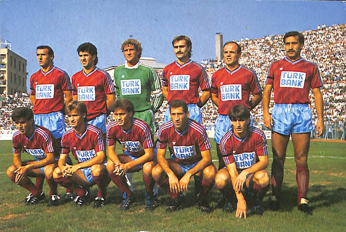 Trabzonspor 1989-1990 Takım Kadrosu Kartpostal (Küçük Boy) KRT22680 - 1