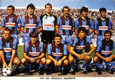 Trabzonspor Eski Kartpostal 1984-85 (33x23 cm) KRT12568 - 1