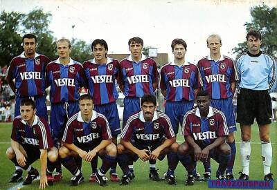 Trabzonspor Futbol Takımı Kartpostal KRT17795 - 1