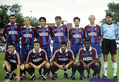 Trabzonspor Futbol Takımı Kartpostal KRT17799 - 1