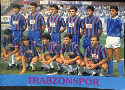 Trabzonspor Futbol Takımı Kartpostal KRT17850 - 1